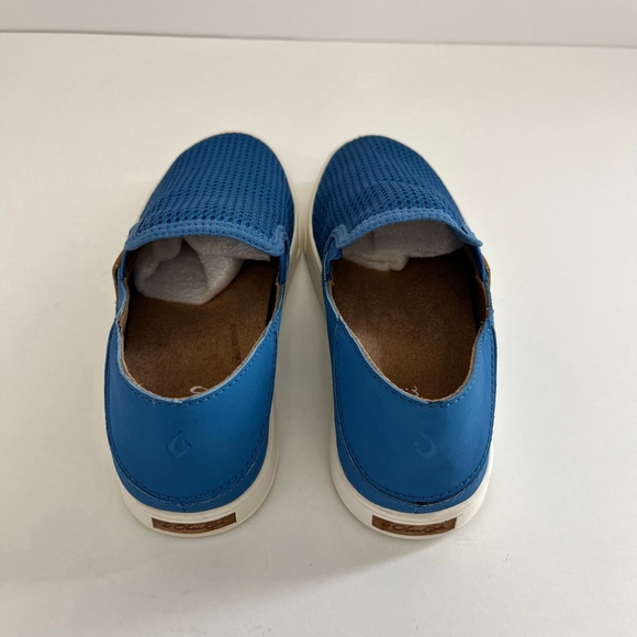 OluKai Pehuea Slip-On Sneakers Nautical Blue Mesh Breathable US 8 NWOT - Picture 10 of 11